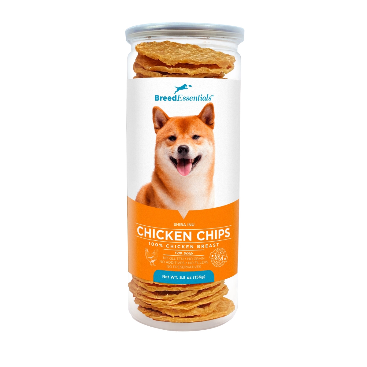 Picture of Breed Essentials 197247002222 5.5 oz Chicken Chips - Shiba Inu