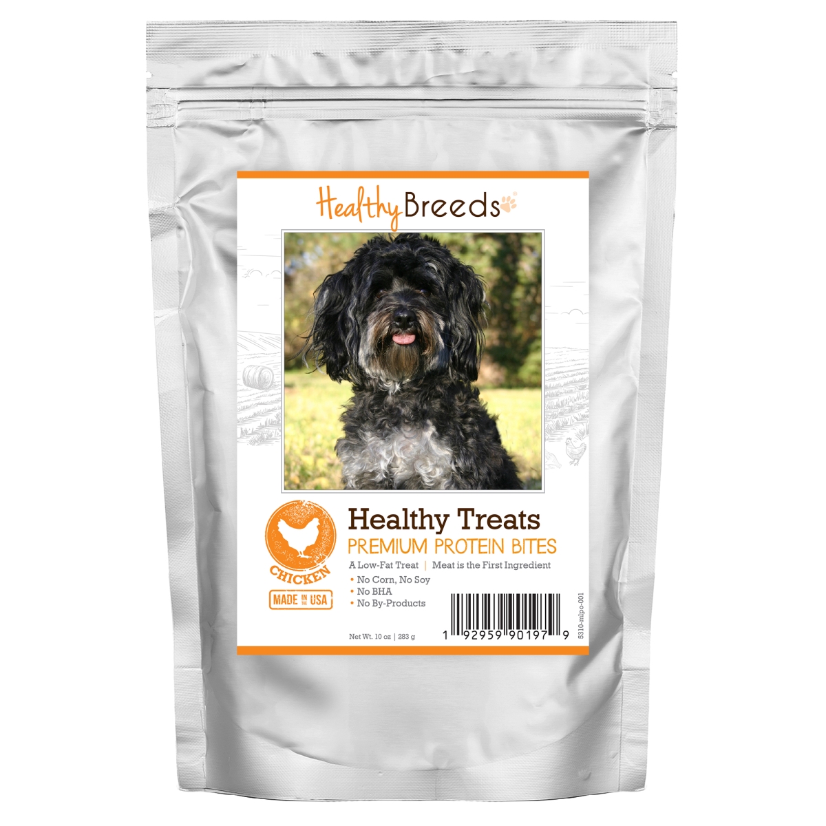 Picture of Healthy Breeds 192959901979 Maltipoo Healthy Treats Premium Protein Bites Chicken Dog Treats&#44; 10 oz