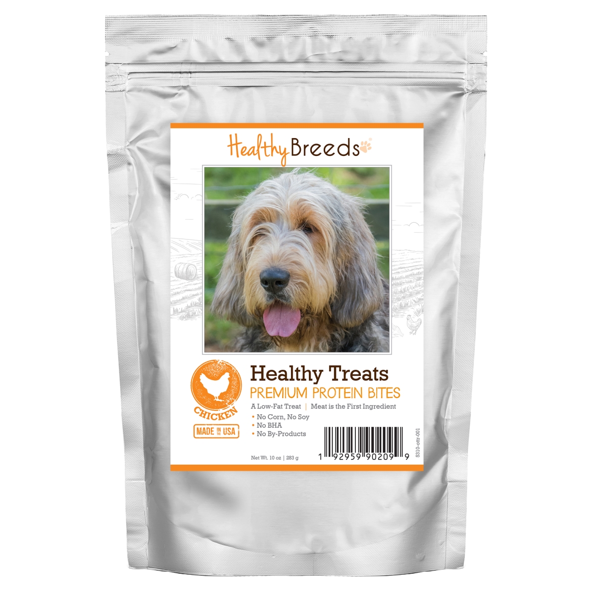 Picture of Healthy Breeds 192959902099 Otterhound Healthy Treats Premium Protein Bites Chicken Dog Treats&#44; 10 oz