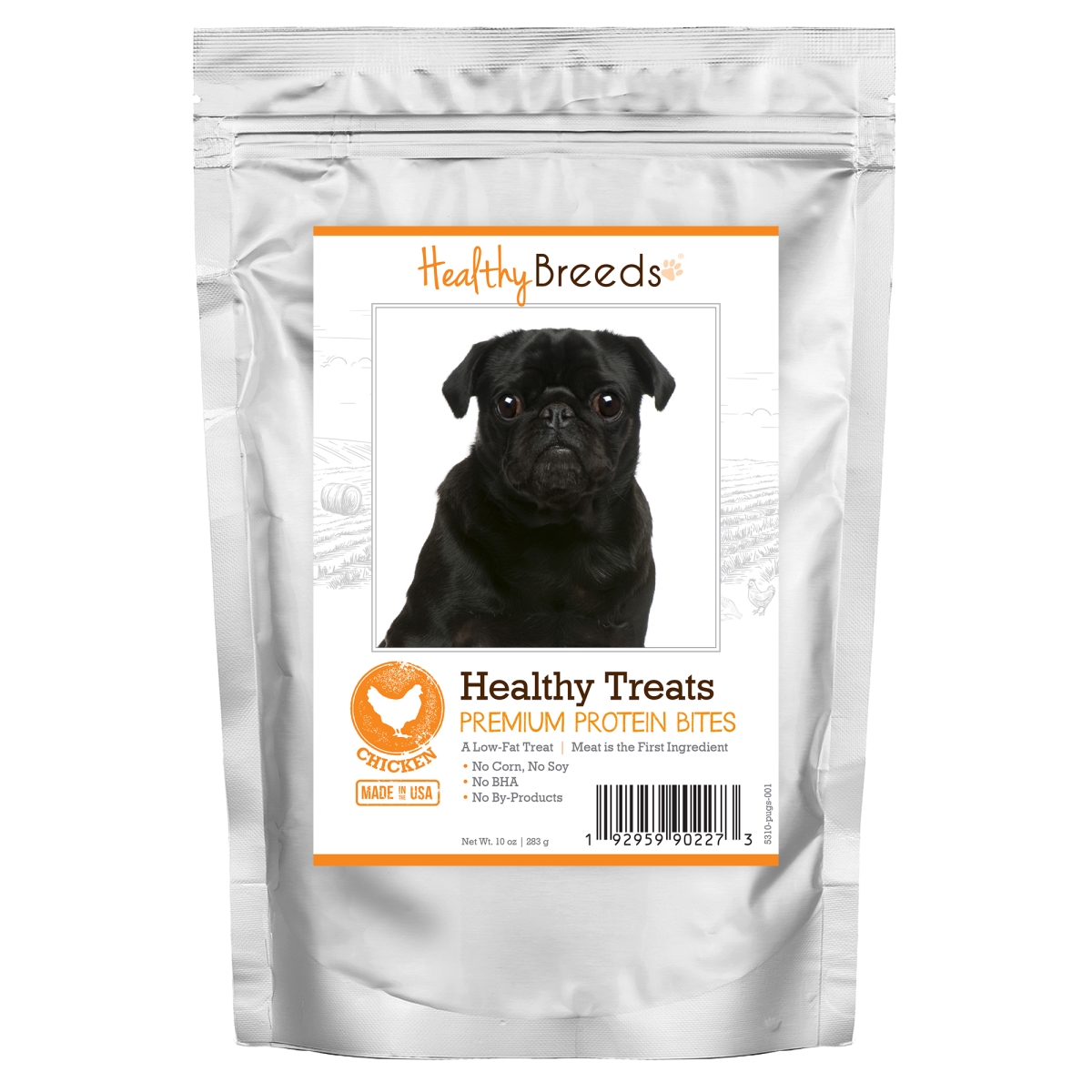 Pug Healthy Treats Premium Protein Bites Chicken Dog Treats, 10 oz -  PamperedPets, PA3485297