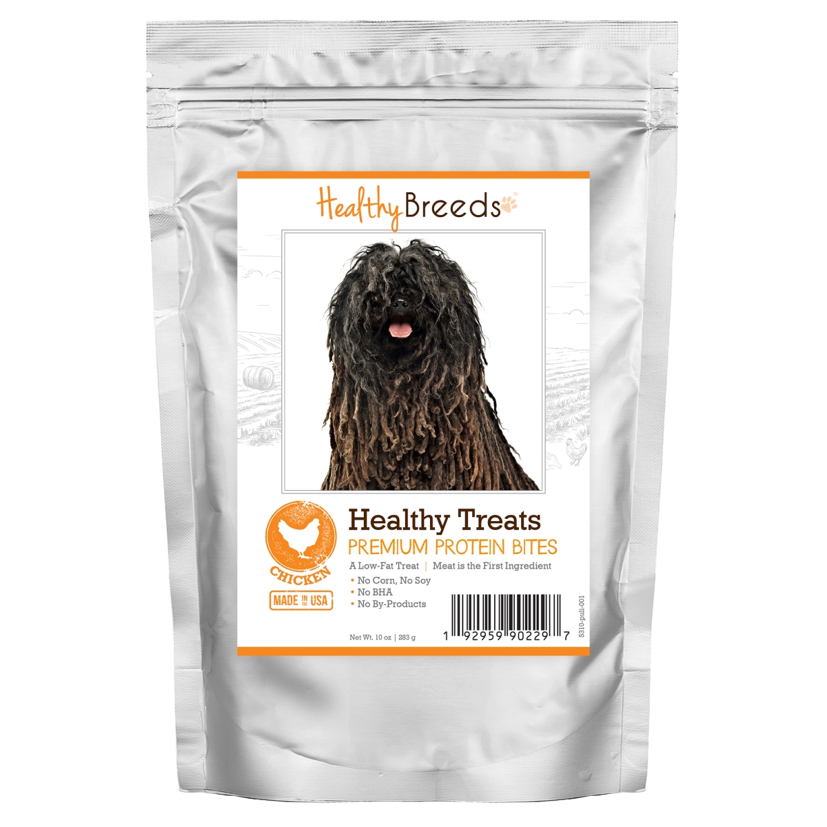 Picture of Healthy Breeds 192959902297 Pulik Healthy Treats Premium Protein Bites Chicken Dog Treats&#44; 10 oz