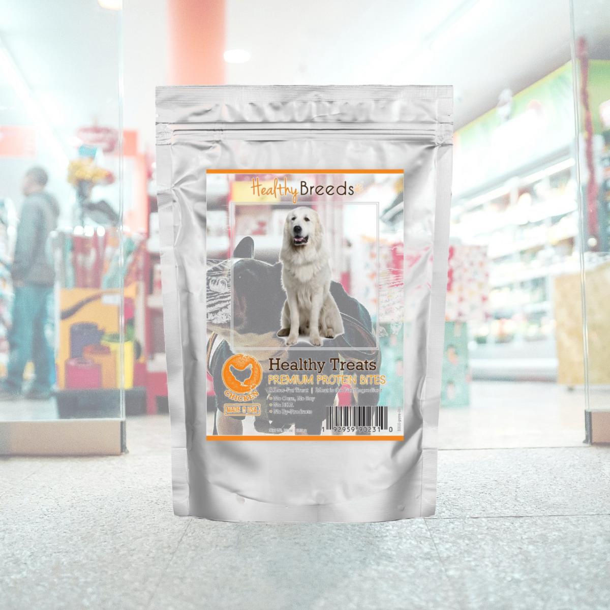 Picture of Healthy Breeds 192959902310 Great Pyrenees Healthy Treats Premium Protein Bites Chicken Dog Treats&#44; 10 oz