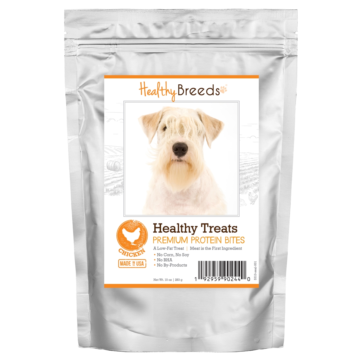Picture of Healthy Breeds 192959902440 Sealyham Terrier Healthy Treats Premium Protein Bites Chicken Dog Treats&#44; 10 oz
