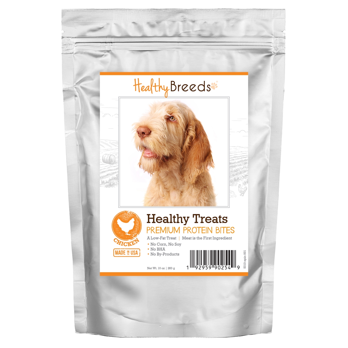 Picture of Healthy Breeds 192959902549 Spinoni Italiani Healthy Treats Premium Protein Bites Chicken Dog Treats&#44; 10 oz