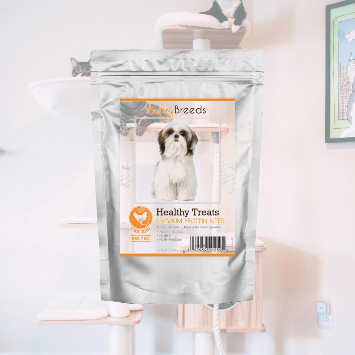 Picture of Healthy Breeds 192959902594 Shih Tzu Healthy Treats Premium Protein Bites Chicken Dog Treats&#44; 10 oz