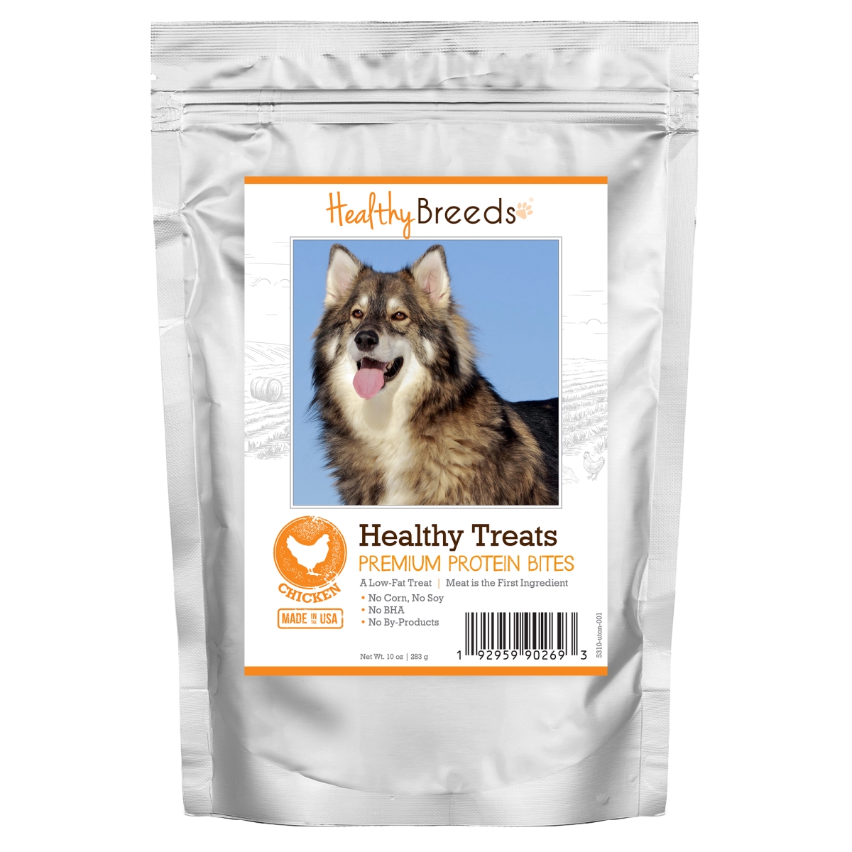 Picture of Healthy Breeds 192959902693 Utonagan Healthy Treats Premium Protein Bites Chicken Dog Treats&#44; 10 oz