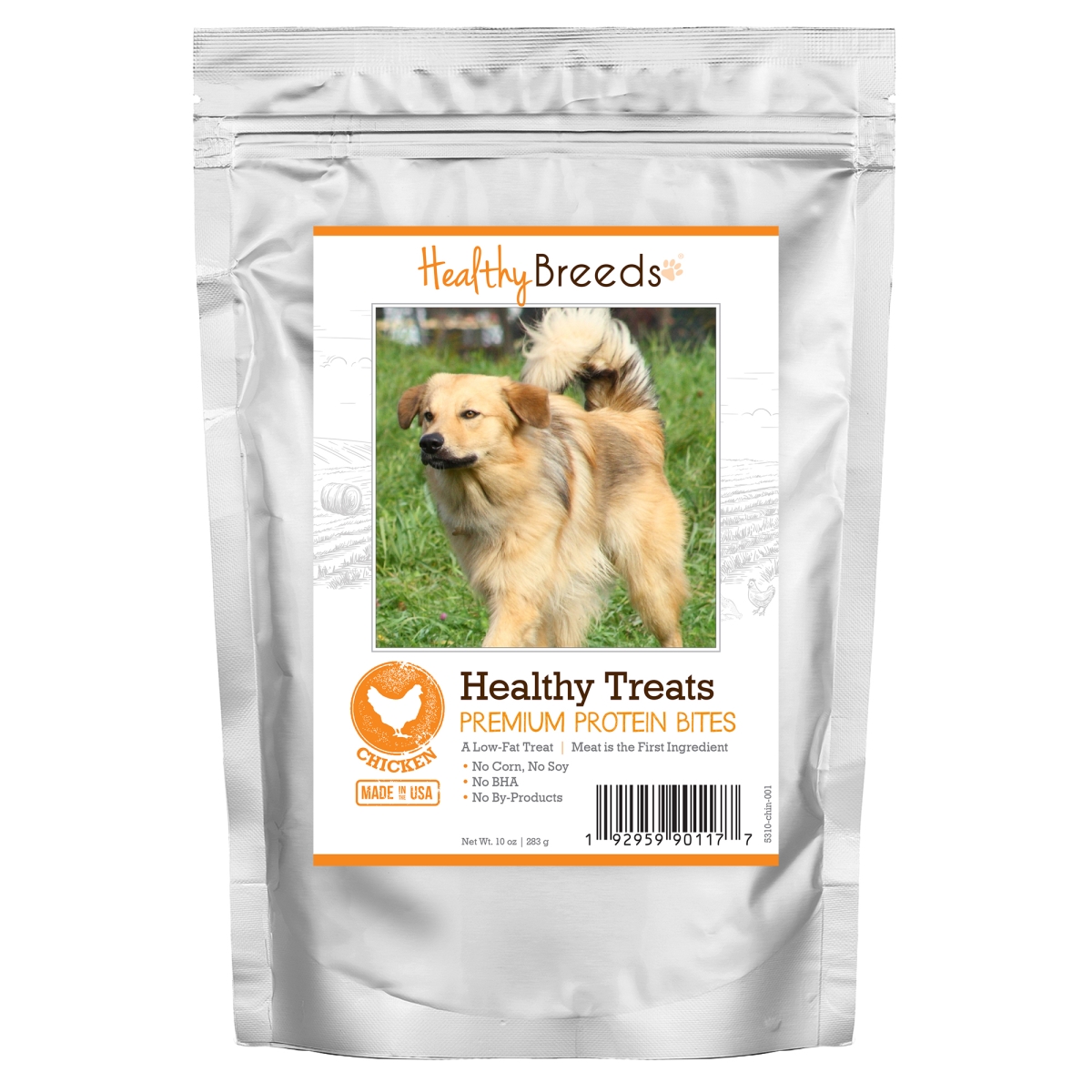 Picture of Healthy Breeds 192959901177 Chinook Healthy Treats Premium Protein Bites Chicken Dog Treats&#44; 10 oz