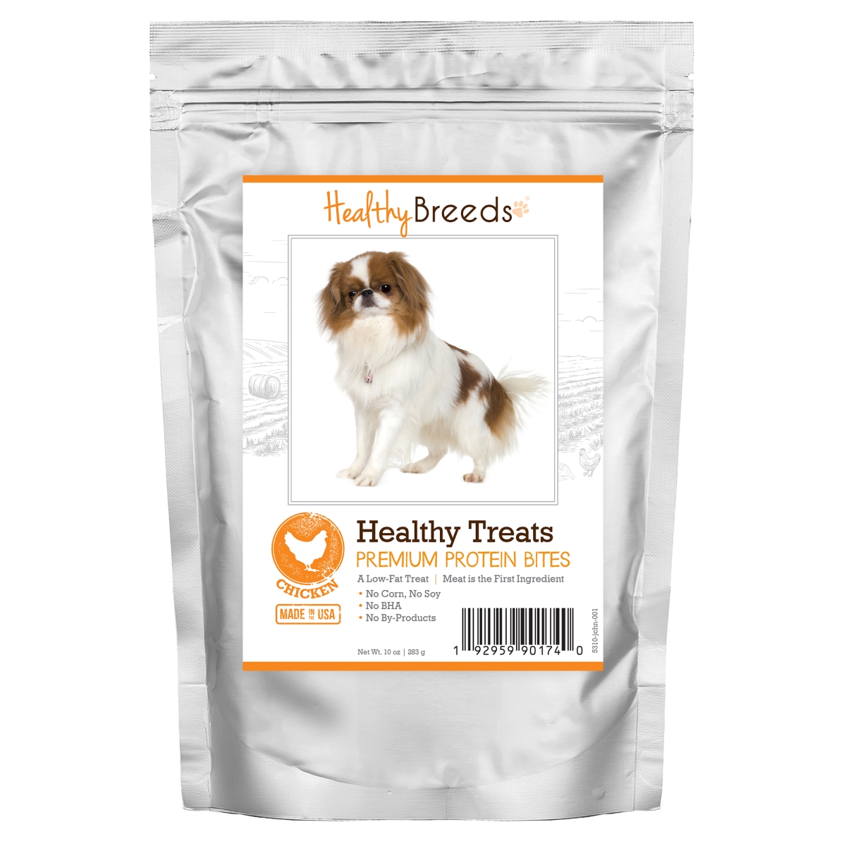 Picture of Healthy Breeds 192959901740 Japanese Chin Healthy Treats Premium Protein Bites Chicken Dog Treats&#44; 10 oz