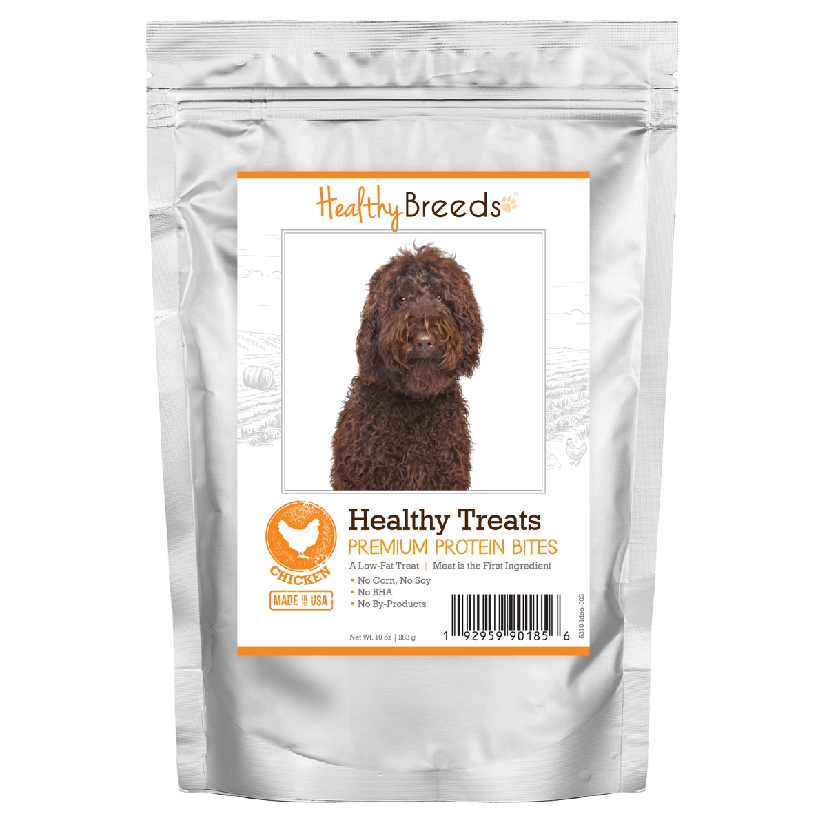 Picture of Healthy Breeds 192959901856 Labradoodle Healthy Treats Premium Protein Bites Chicken Dog Treats&#44; 10 oz