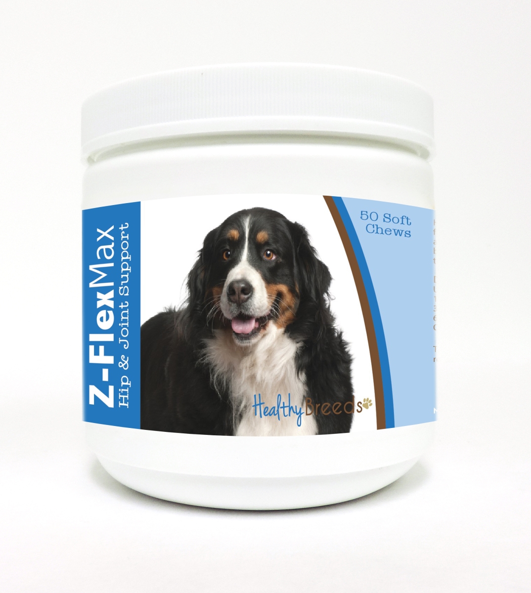 840235102502 Bernese Mountain Dog Z-Flex Max Hip & Joint Soft Chews - 50 Count