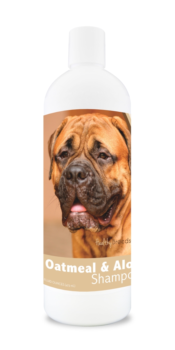 Picture of Healthy Breeds 840235102878 16 oz Bullmastiff Oatmeal Shampoo with Aloe