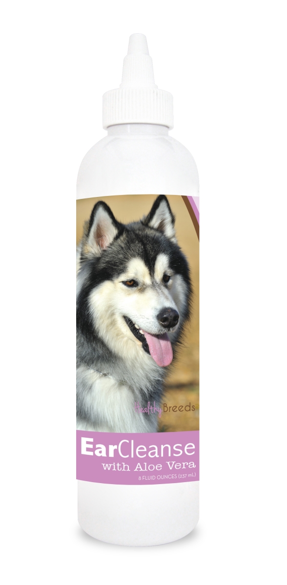 Picture of Healthy Breeds 840235114406 8 oz Siberian Husky Ear Cleanse with Aloe Vera Sweet Pea & Vanilla