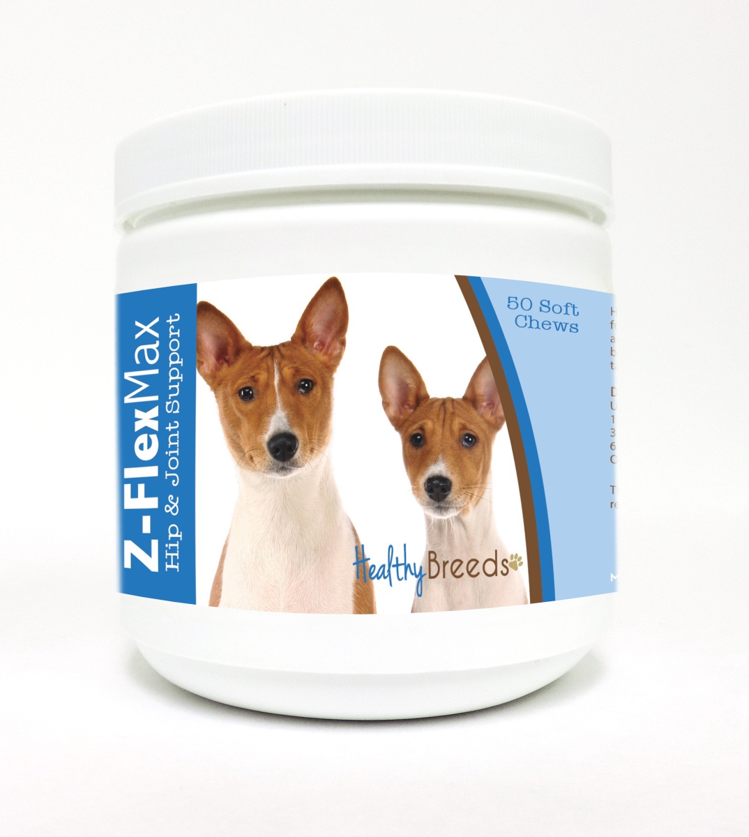 Picture of Healthy Breeds 840235103578 Basenji Z-Flex Max Hip & Joint Soft Chews - 50 Count