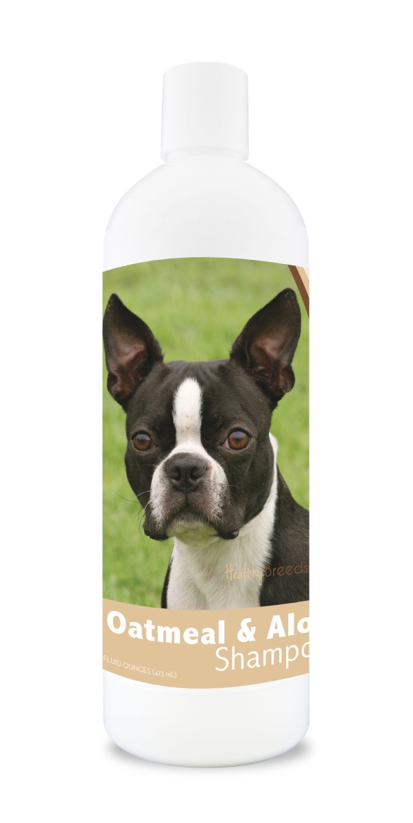 Picture of Healthy Breeds 840235103677 16 oz Boston Terrier Oatmeal Shampoo with Aloe