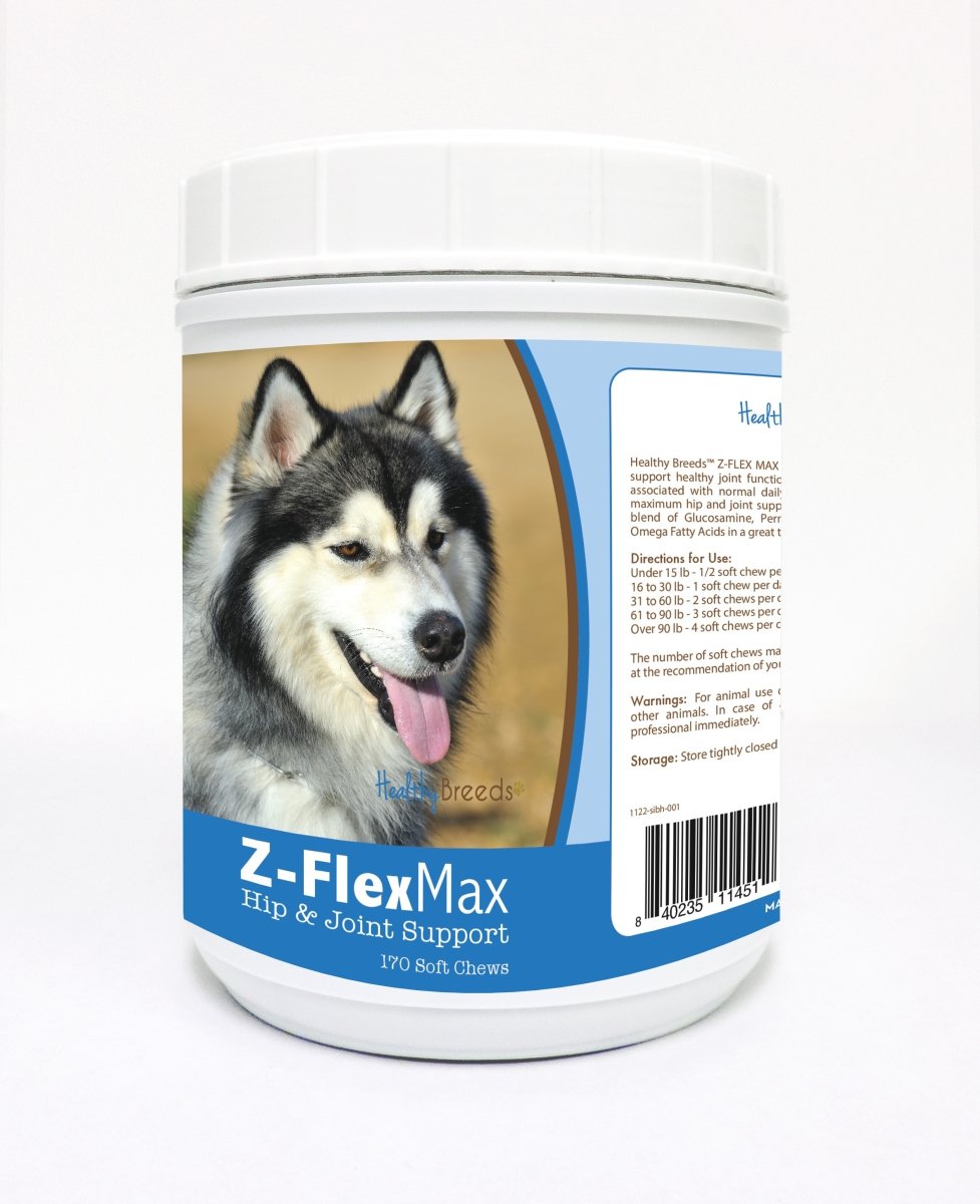 Picture of Healthy Breeds 840235114512 Siberian Husky Z-Flex Max Hip & Joint Soft Chews - 170 Count
