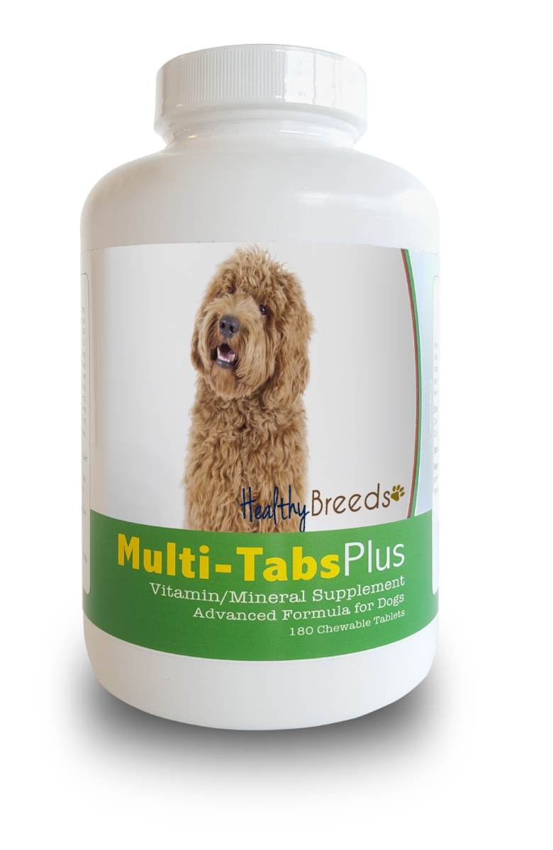 Picture of Healthy Breeds 840235140429 Labradoodle Multi Vitamin Plus Chewable Tablets, 180 Count