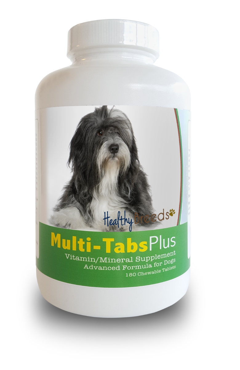 Picture of Healthy Breeds 840235140436 Lhasa Apso Multi-Tabs Plus Chewable Tablets, 180 Count