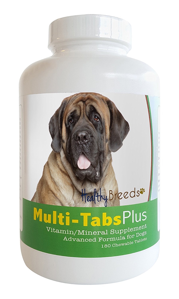 Picture of Healthy Breeds 840235140450 Mastiff Multi-Tabs Plus Chewable Tablets, 180 Count