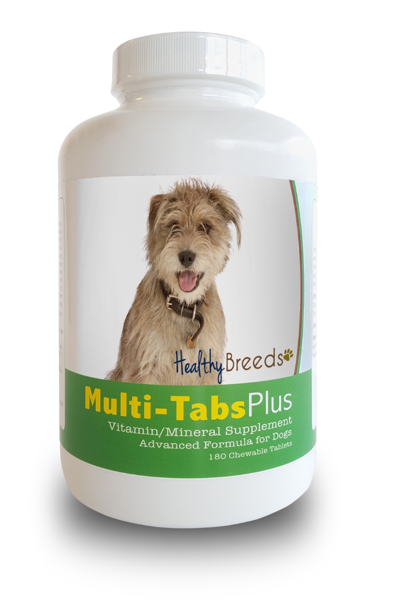Picture of Healthy Breeds 840235140504 Mutt Multi Vitamin Plus Chewable Tablets, 180 Count