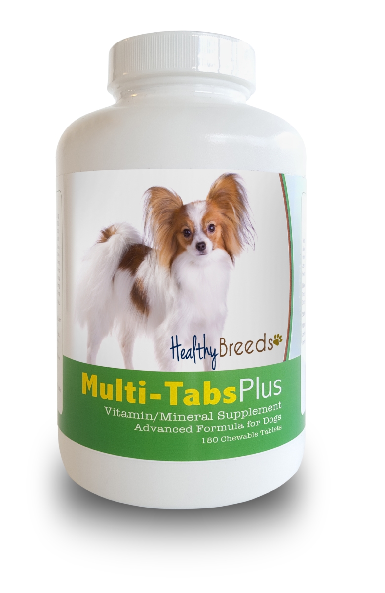Picture of Healthy Breeds 840235140542 Papillon Multi-Tabs Plus Chewable Tablets, 180 Count