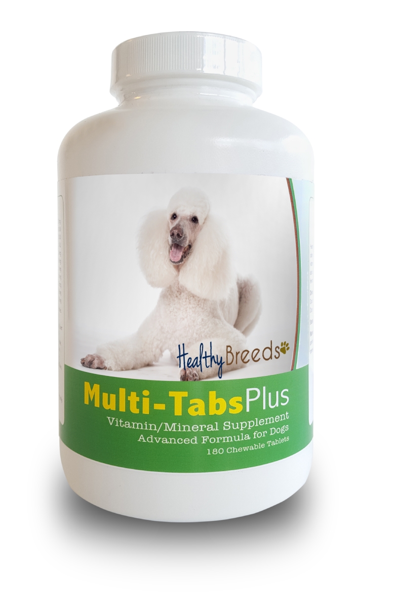 Picture of Healthy Breeds 840235140597 Poodle Multi-Tabs Plus Chewable Tablets, 180 Count