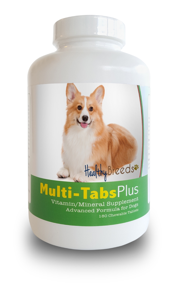 Picture of Healthy Breeds 840235140665 Pembroke Welsh Corgi Multi-Tabs Plus Chewable Tablets, 180 Count