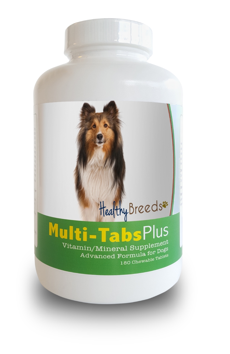 Picture of Healthy Breeds 840235140740 Shetl & Sheepdog Multi-Tabs Plus Chewable Tablets, 180 Count