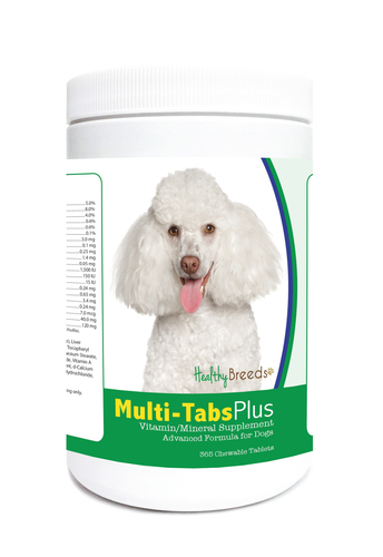 Picture of Healthy Breeds 840235140849 Toy Poodle Multi-Tabs Plus Chewable Tablets, 180 Count