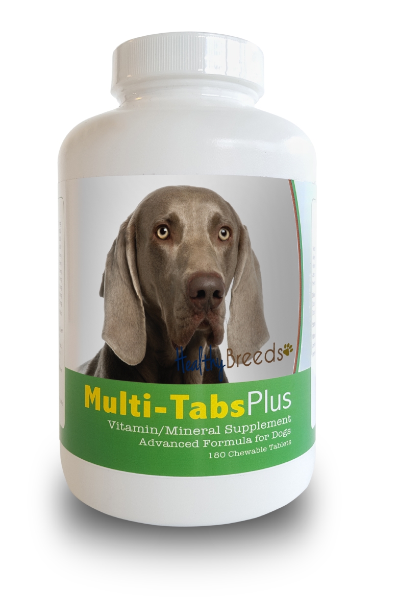 Picture of Healthy Breeds 840235140863 Weimaraner Multi-Tabs Plus Chewable Tablets, 180 Count