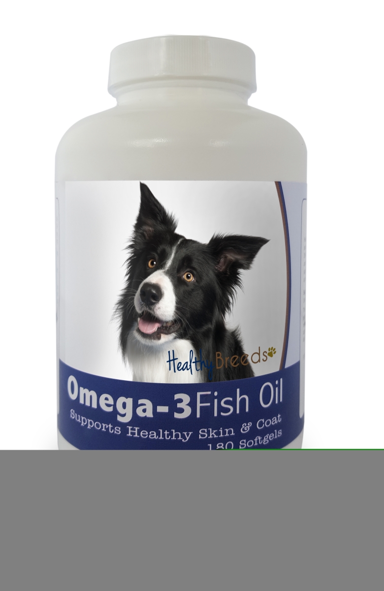 Picture of Healthy Breeds 840235141013 Border Collie Omega-3 Fish Oil Softgels&#44; 180 Count