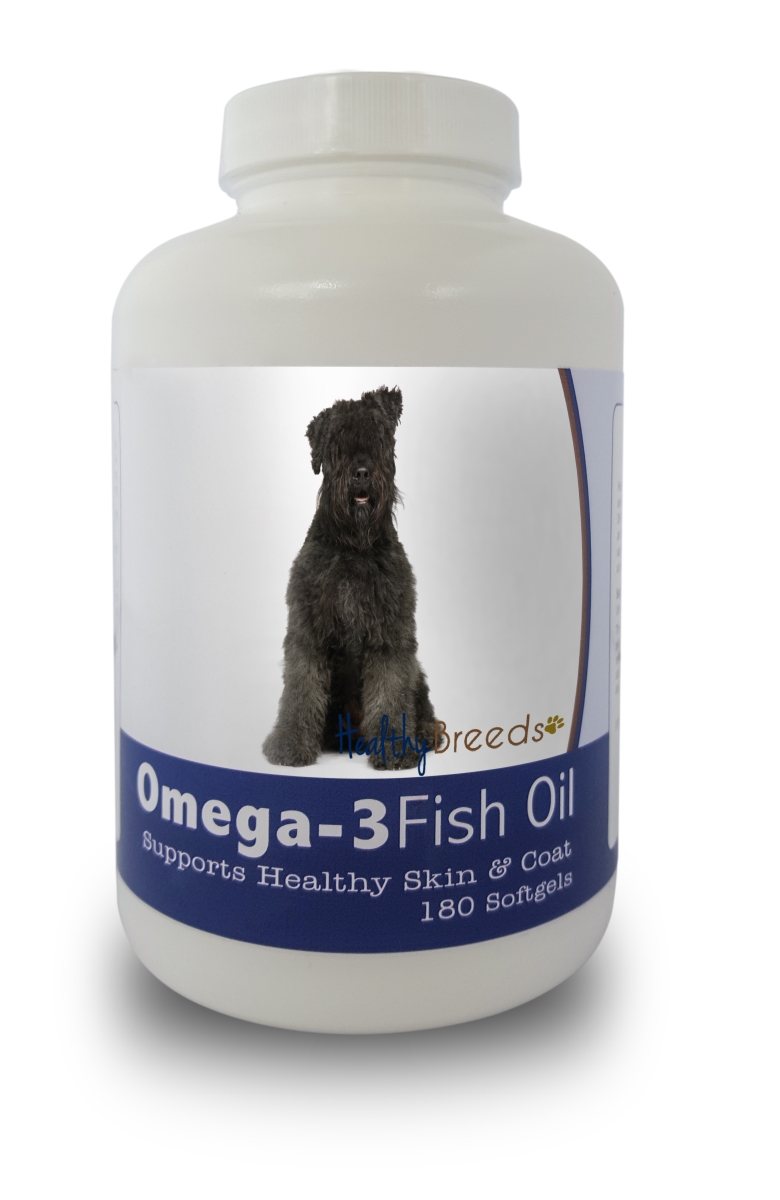Picture of Healthy Breeds 840235141020 Bouvier des Fl & res Omega-3 Fish Oil Softgels&#44; 180 Count