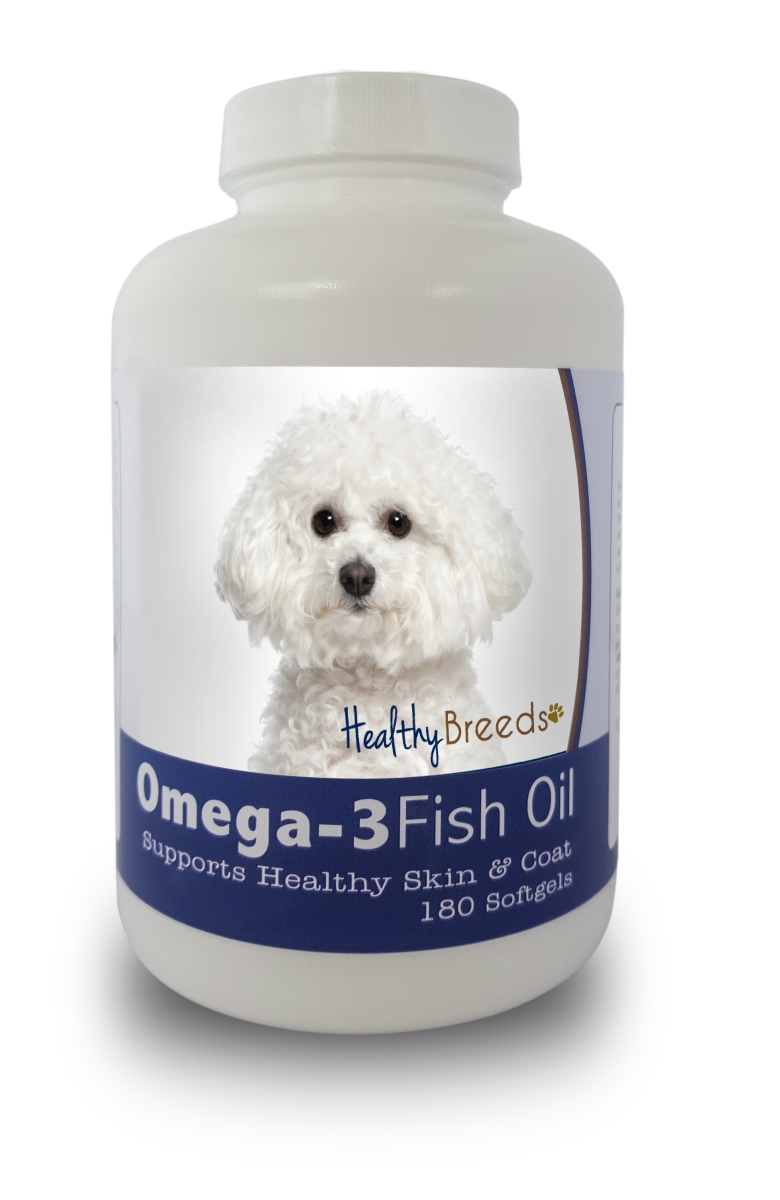 Picture of Healthy Breeds 840235141075 Bichon Frise Omega-3 Fish Oil Softgels&#44; 180 Count