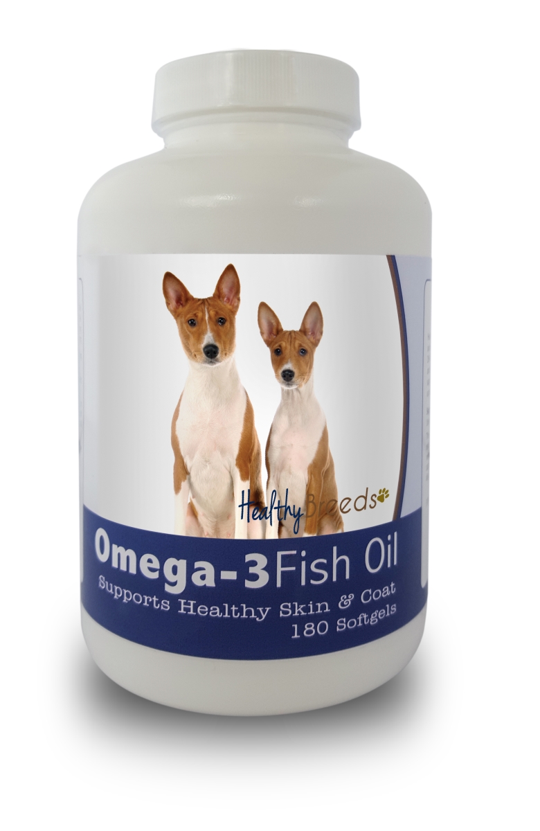 Picture of Healthy Breeds 840235141143 Basenji Omega-3 Fish Oil Softgels&#44; 180 Count