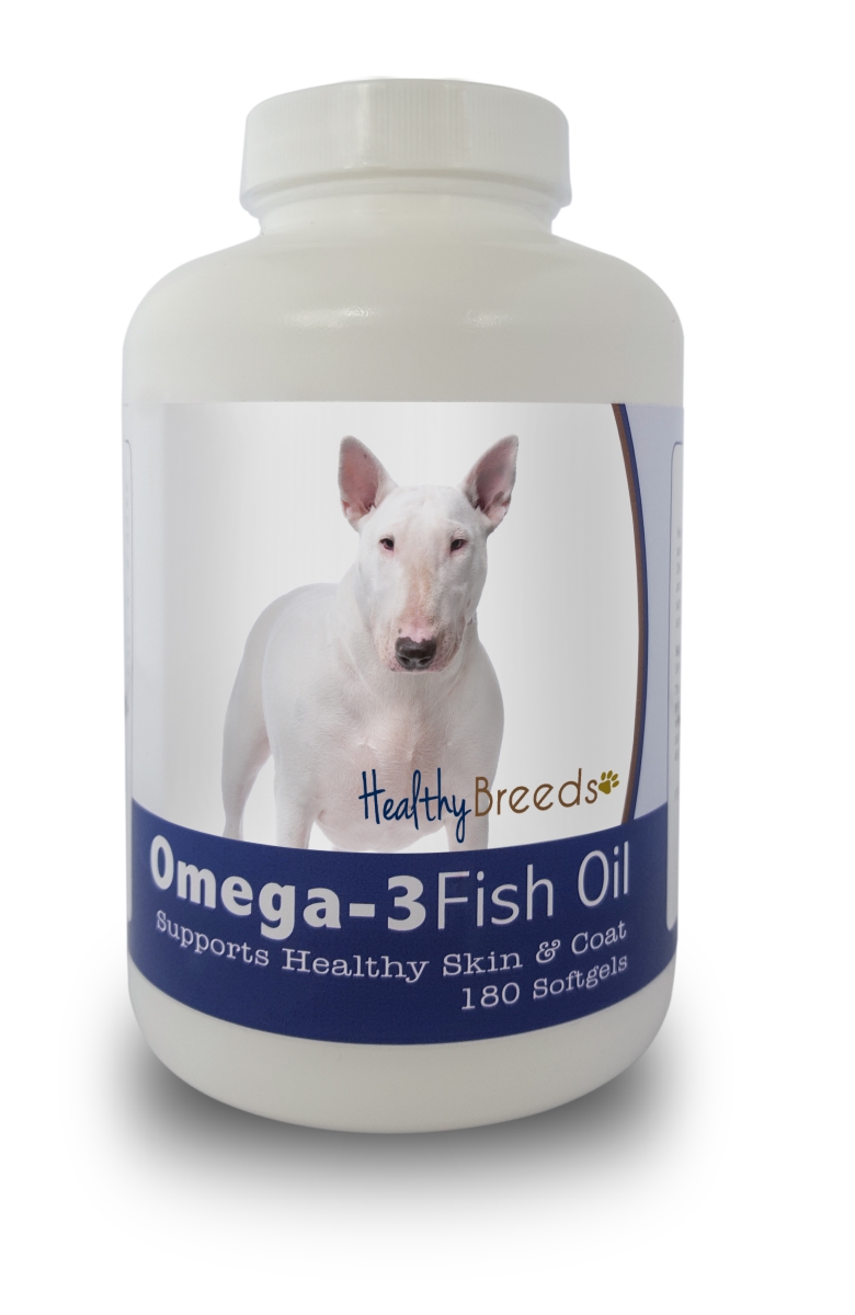 Picture of Healthy Breeds 840235141167 Bull Terrier Omega-3 Fish Oil Softgels&#44; 180 Count