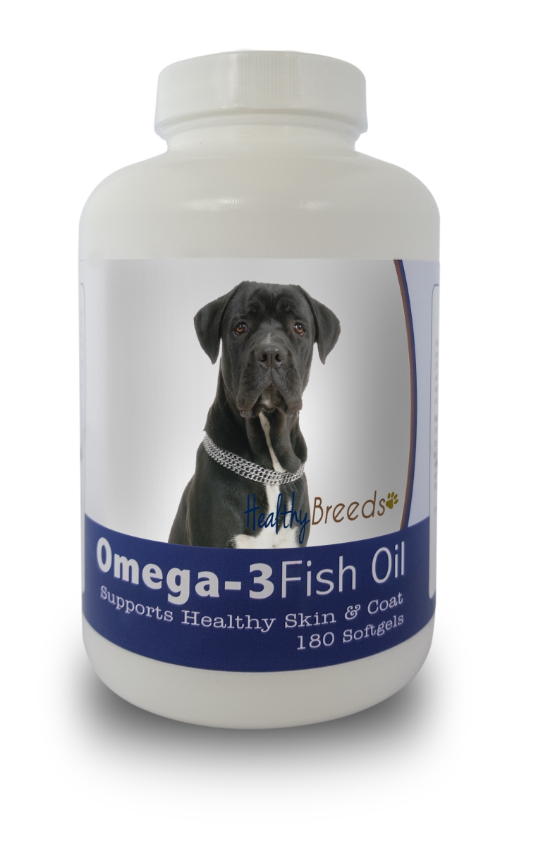 Picture of Healthy Breeds 840235141198 Cane Corso Omega-3 Fish Oil Softgels&#44; 180 Count