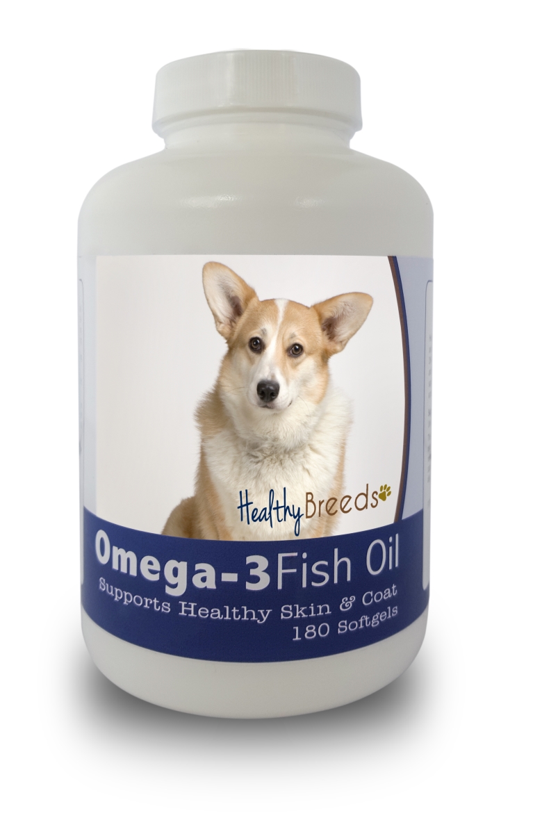 Picture of Healthy Breeds 840235141211 Cardigan Welsh Corgi Omega-3 Fish Oil Softgels&#44; 180 Count