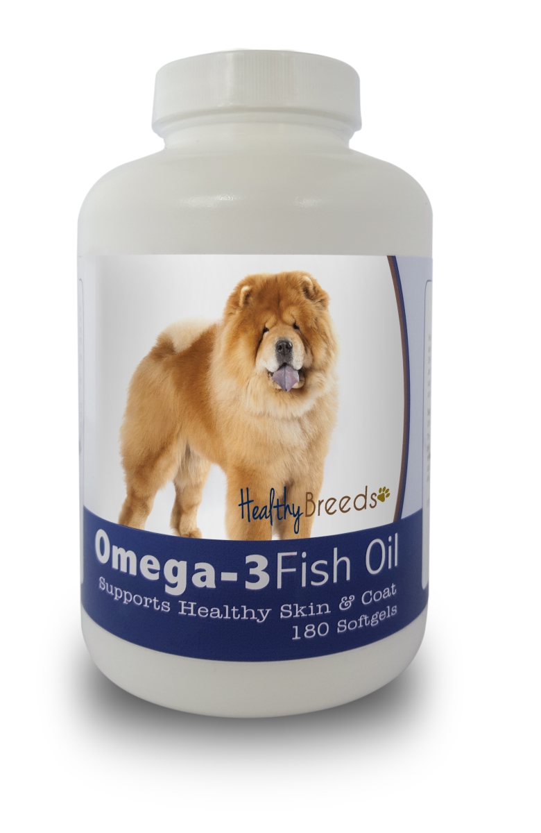 Picture of Healthy Breeds 840235141235 Chow Chow Omega-3 Fish Oil Softgels&#44; 180 Count