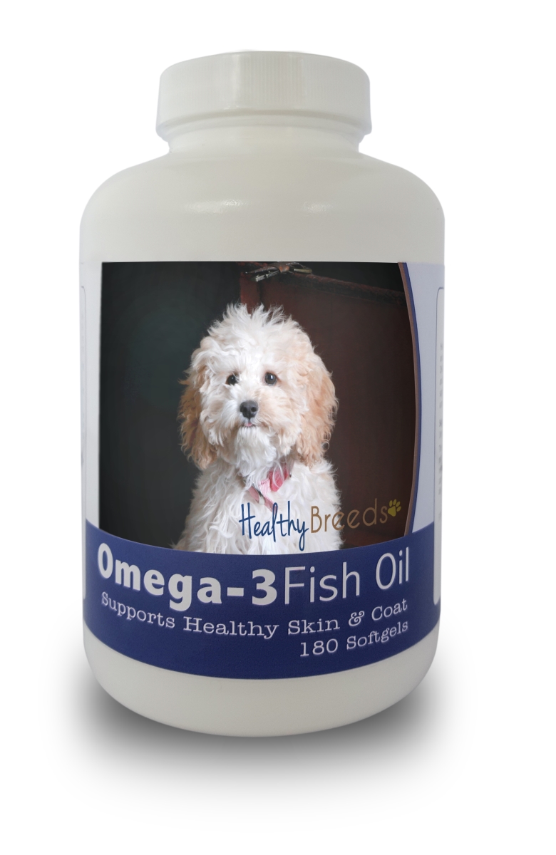 Picture of Healthy Breeds 840235141242 Cockapoo Omega-3 Fish Oil Softgels&#44; 180 Count
