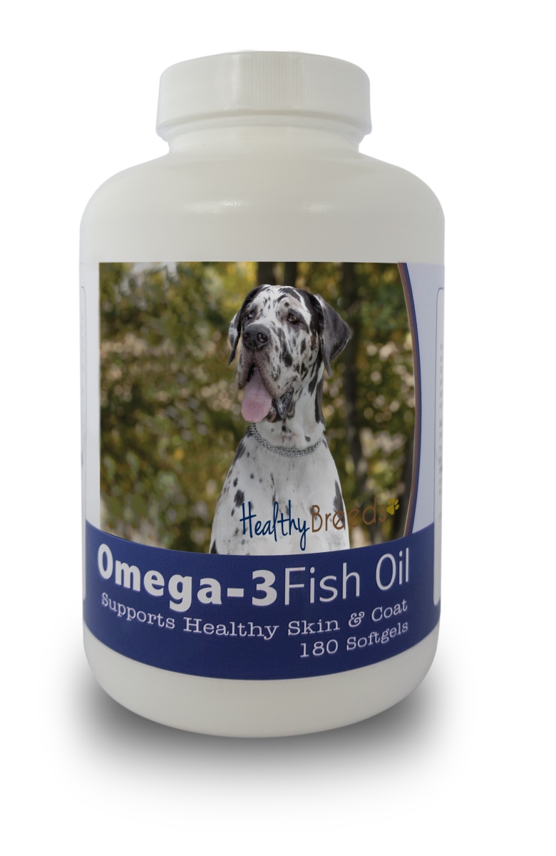 Picture of Healthy Breeds 840235141334 Great Dane Omega-3 Fish Oil Softgels&#44; 180 Count