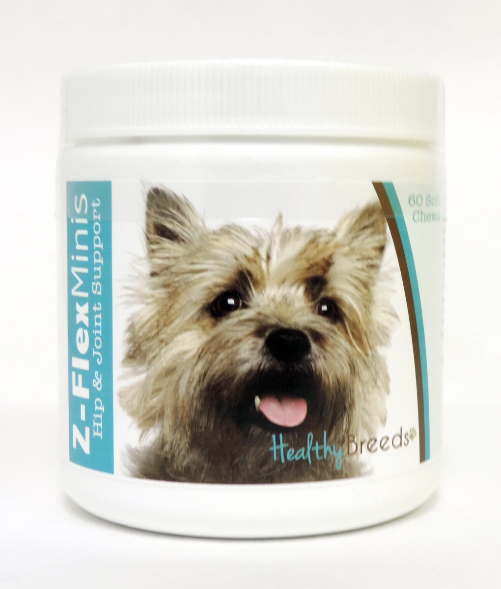 Picture of Healthy Breeds 840235104216 Cairn Terrier Z-Flex Minis Hip & Joint Support Soft Chews&#44; 60 Count