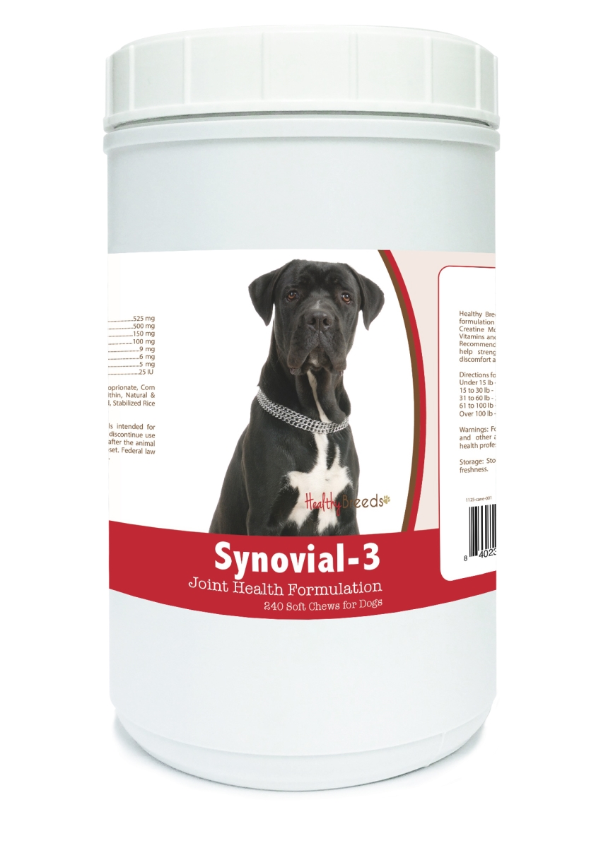 Picture of Healthy Breeds 840235104353 Cane Corso Synovial-3 Joint Health Formulation, 240 Count