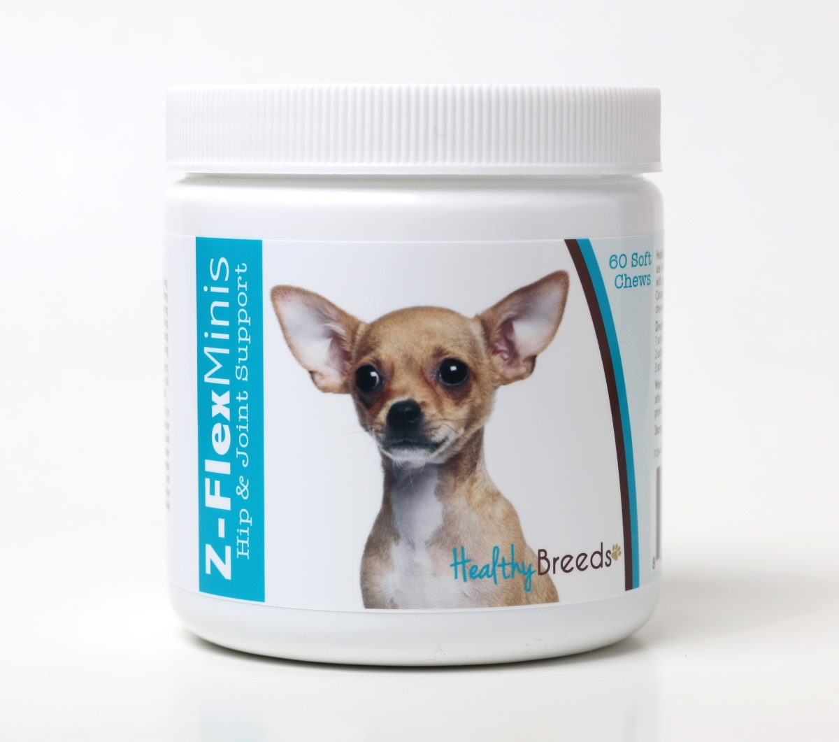 Picture of Healthy Breeds 840235104766 Chihuahua Z-Flex Minis Hip & Joint Support Soft Chews&#44; 60 Count
