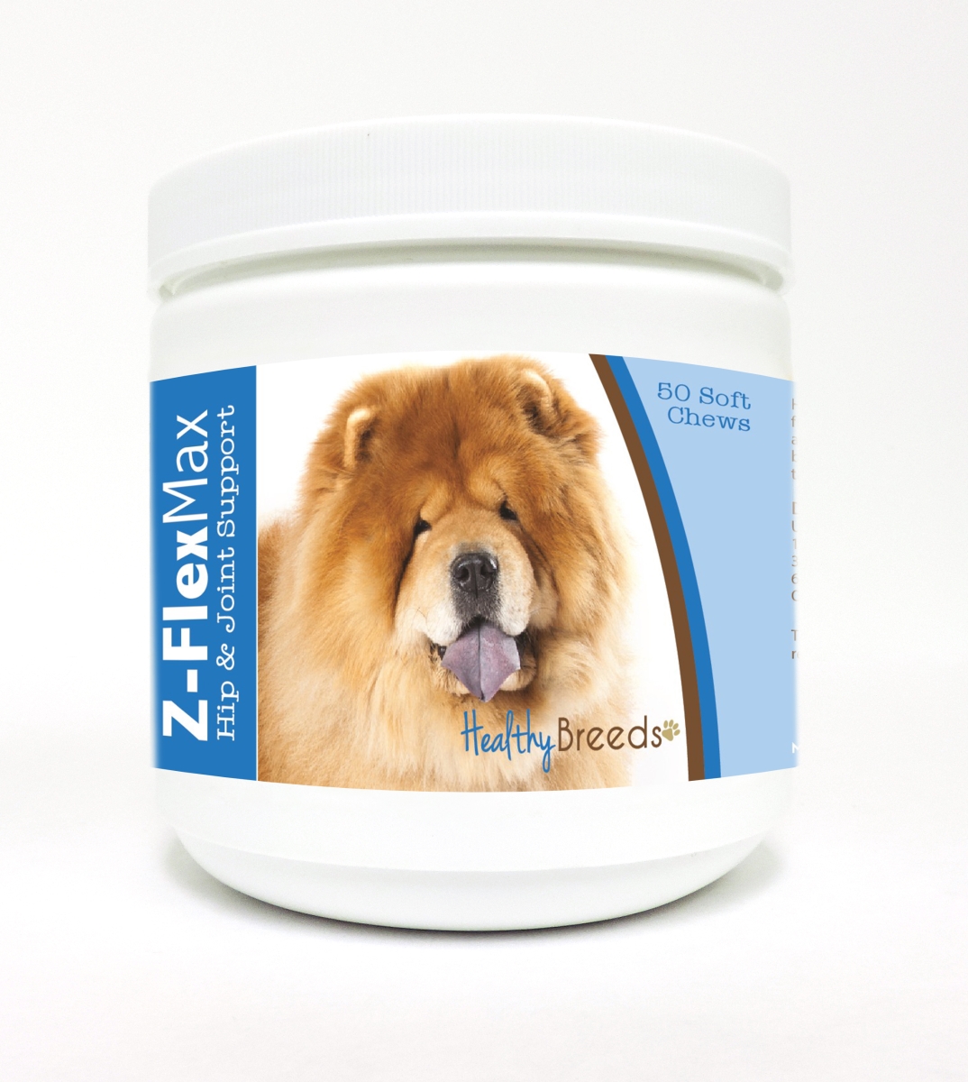 Picture of Healthy Breeds 840235104872 Chow Chow Z-Flex Max Hip & Joint Soft Chews&#44; 50 Count