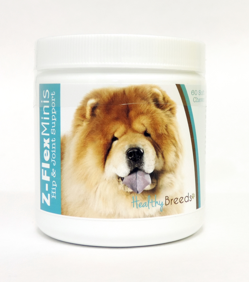Picture of Healthy Breeds 840235104933 Chow Chow Z-Flex Minis Hip & Joint Support Soft Chews&#44; 60 Count
