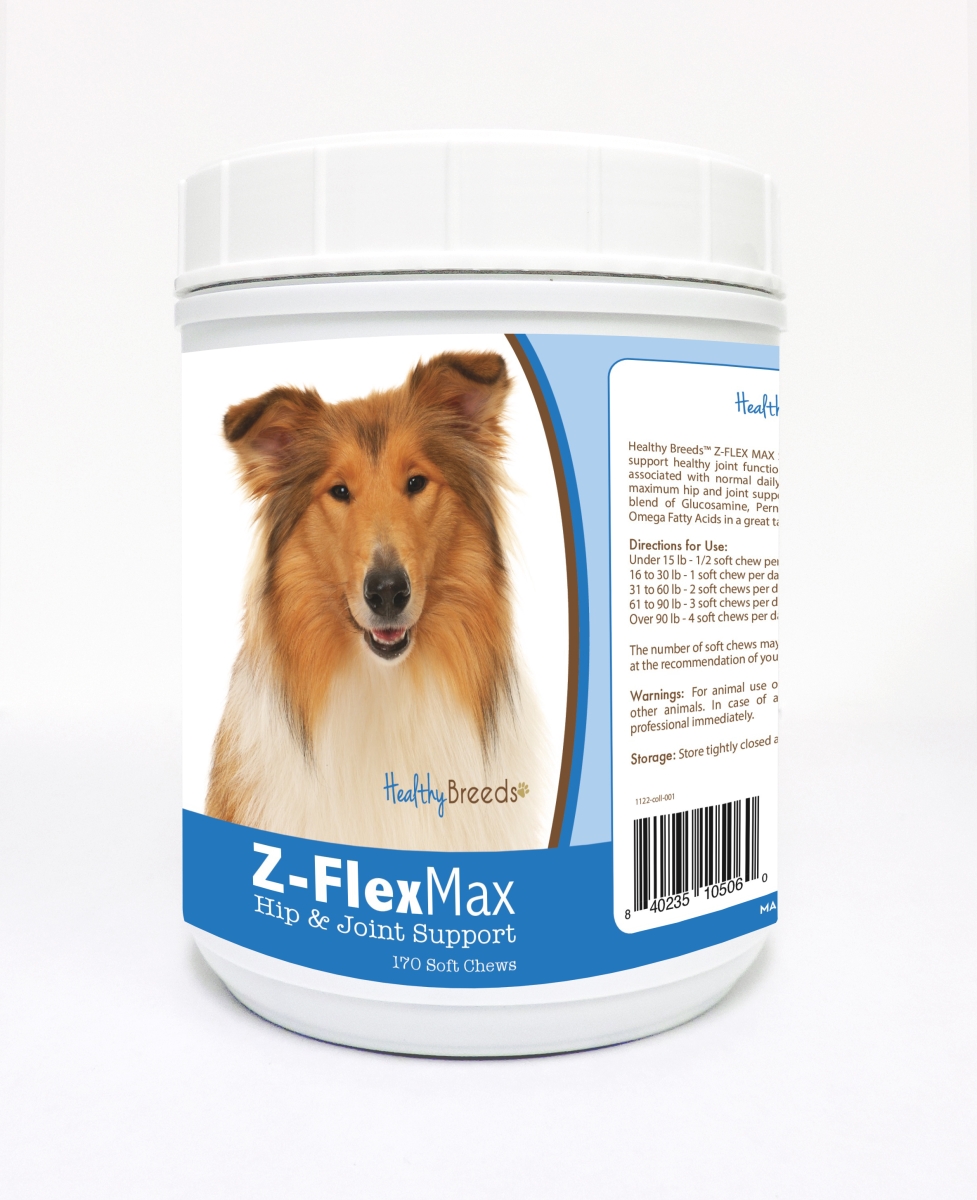 Picture of Healthy Breeds 840235105060 Collie Z-Flex Max Hip & Joint Soft Chews, 170 Count
