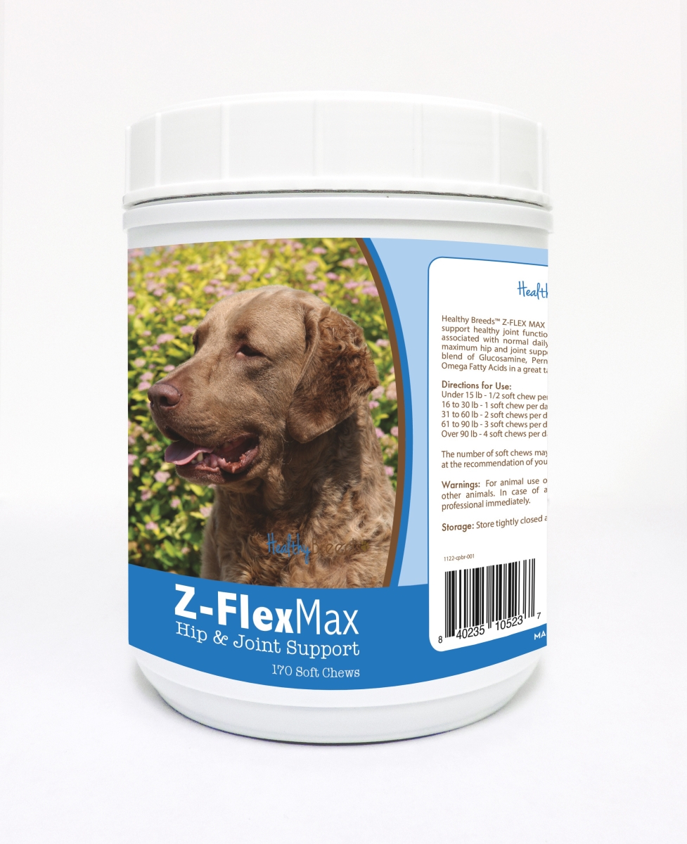 Picture of Healthy Breeds 840235105237 Chesapeake Bay Retriever Z-Flex Max Hip & Joint Soft Chews, 170 Count