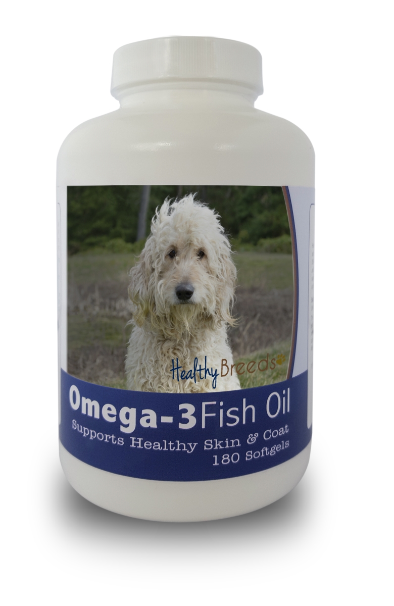 Picture of Healthy Breeds 840235141426 Goldendoodle Omega-3 Fish Oil Softgels&#44; 180 Count