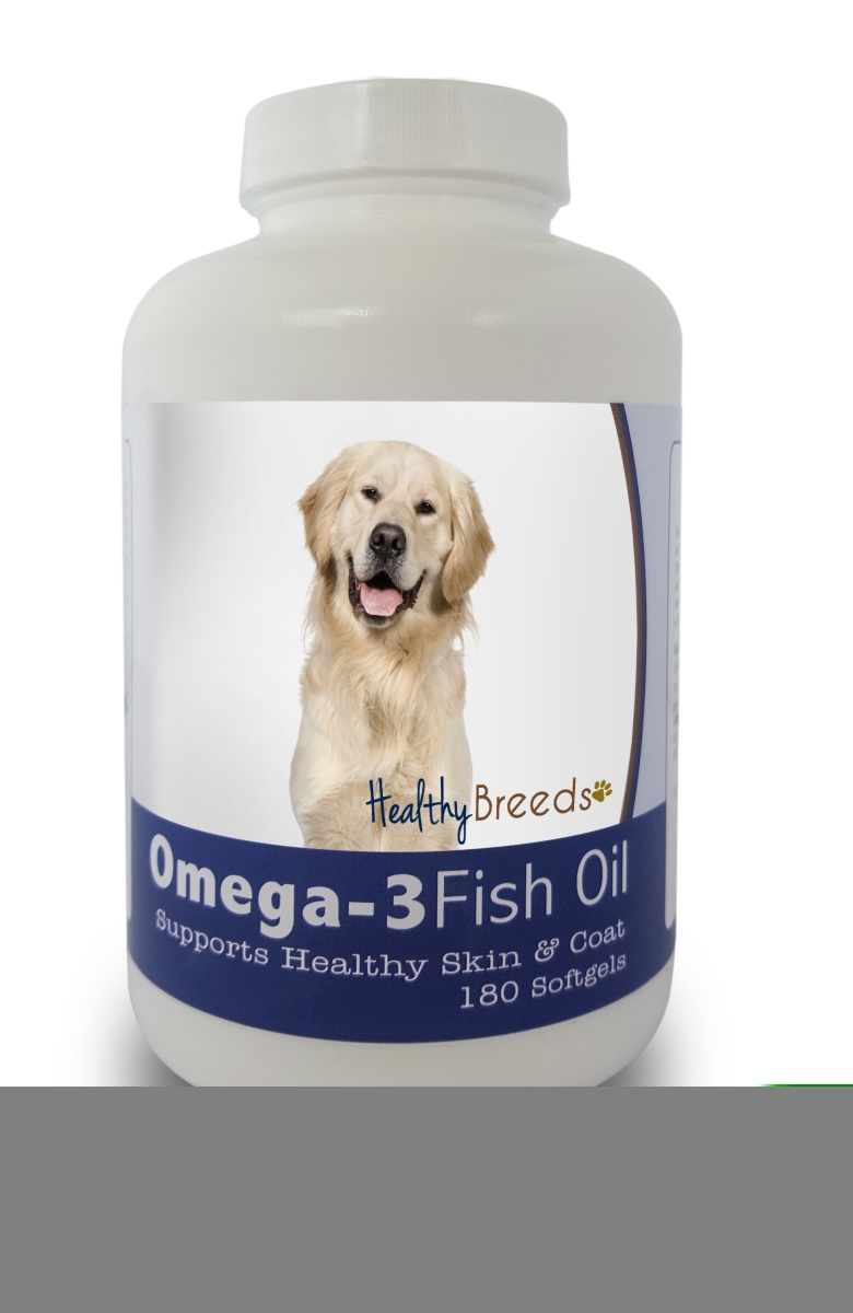 Picture of Healthy Breeds 840235141457 Golden Retriever Omega-3 Fish Oil Softgels&#44; 180 Count