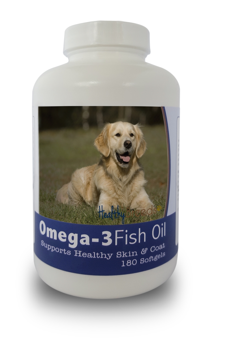 Picture of Healthy Breeds 840235141464 Golden Retriever Omega-3 Fish Oil Softgels&#44; 180 Count