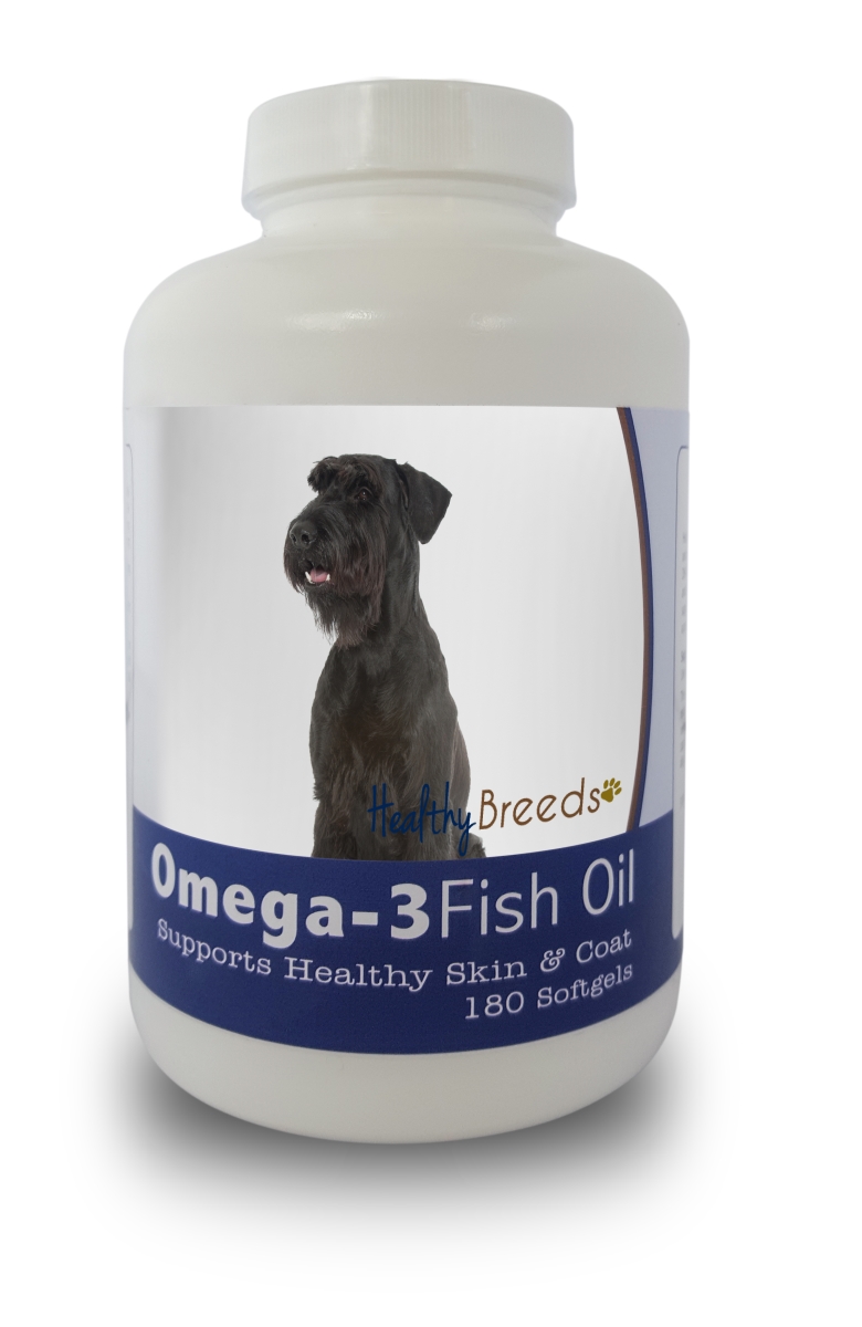 Picture of Healthy Breeds 840235141525 Giant Schnauzer Omega-3 Fish Oil Softgels&#44; 180 Count
